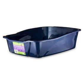 (4 pack) Large Open Cat Litter Box