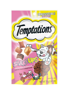 Temptations Shakeups Crustacean Celebration Flavor Crunchy And Soft Treats For Cats, 2.47 Oz Pouch