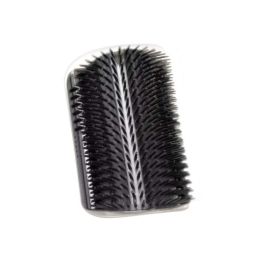 1/2pcs Corner Scrubber Cat Scratcher Massage Brush Scratcher Toy Cat Scratch Board, Wall Corner Cat Brush Pet Groomer Tool Brush Comb Pet Supplie (Color: Black, Quantity: 1pc)