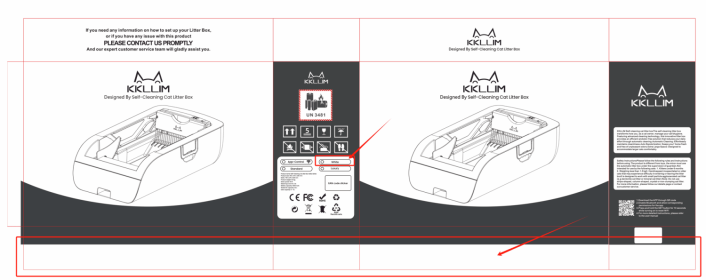 Smart Cat Litter Box Cat Litter Box Wide Opening (Color: as Pic)